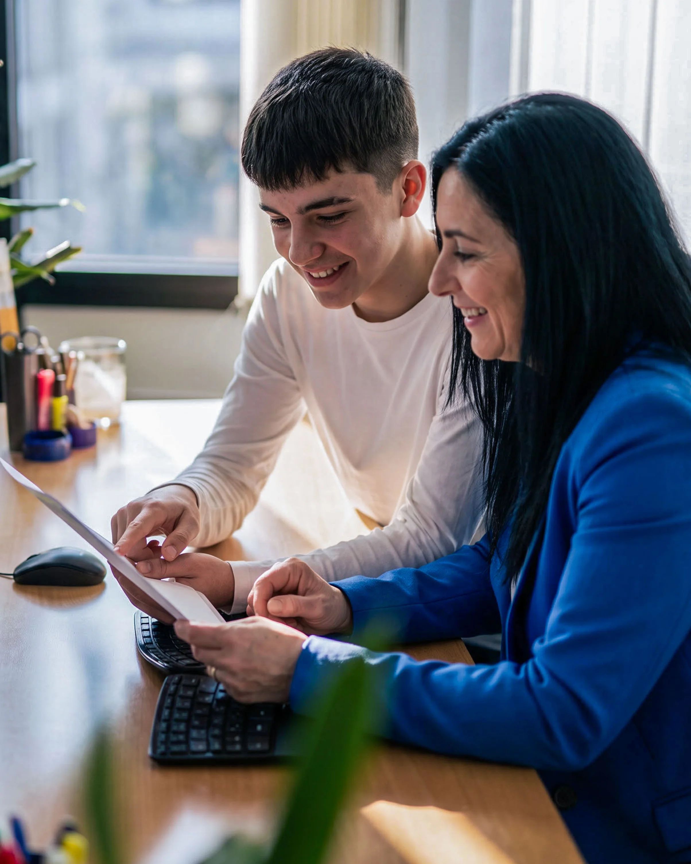 Unterstützung während der Ausbildung